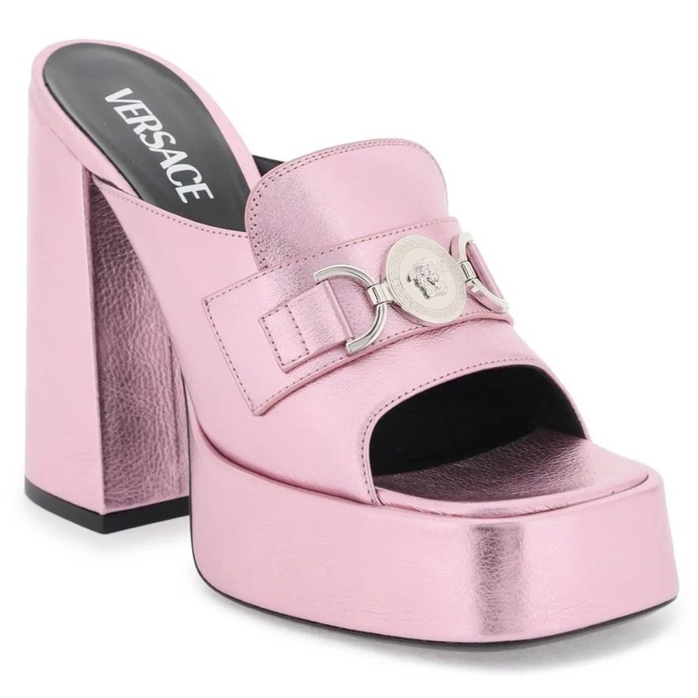 Versace Open Toe Mules